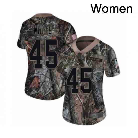Womens Tampa Bay Buccaneers 45 Devin White Limited Camo Rush Realtree Football Jersey